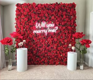 Transform your event with our Red Rose Flower Wall – a captivating backdrop available for hire in Northampton and nearby areas. Ideal for weddings, parties, and birthdays, this flower wall adds a touch of romance and sophistication. Elevate your venue with our extensive selection of backdrop and prop hire services, ensuring a memorable and vibrant celebration