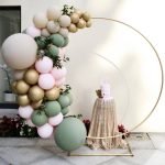 Elevate your celebration with our White Hoop – a versatile and elegant addition to your event decor. Add balloons at an extra cost for a touch of whimsy and personalized charm