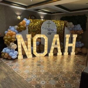 Christening event decor