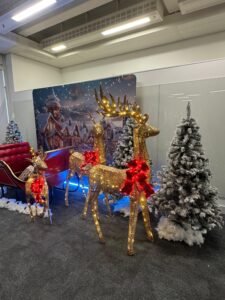Christmas party décor by Events Right