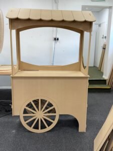 Events Right creating bespoke MDF event props in Northampton workshop